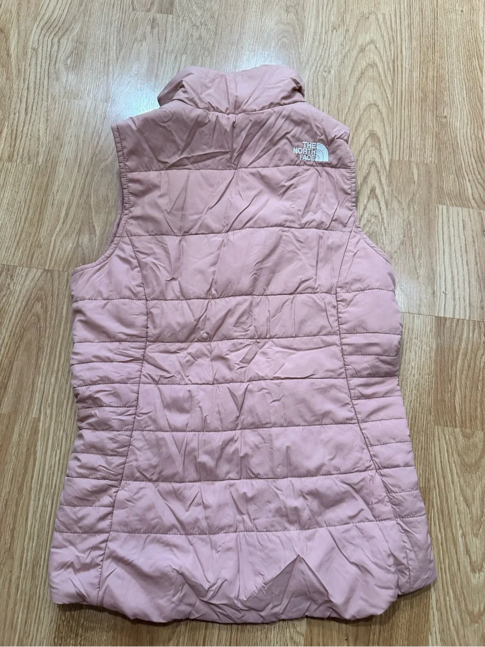 The North Face Girls Dusty Rose Quilted Vest size M 10/12